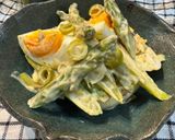 アスパラとゆで卵のデリ風オリーブサラダ作り方6写真