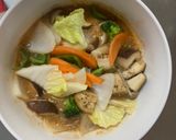 肉無豆腐中華風梅ウスタークリーム味野菜炒作り方15写真
