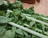ミコばあばの厚揚げと大根葉っぱの甘辛炒め作り方1写真