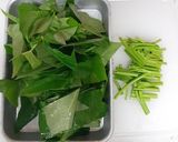 空心菜のごまあえ作り方1写真