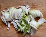 新玉ねぎと椎茸のスープスパゲッティ作り方2写真