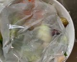 お一人様レモン親子丼味根菜たっぷり野菜炒作り方13写真
