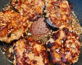 シャキふわっ、れんこんの和風照り焼きハンバーグ。作り方5写真