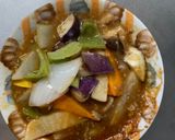 レモン上海風焼そば味豚こま大根青椒肉絲風作り方13写真
