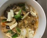 肉無豆腐クリーミートマト味噌味野菜炒め作り方16写真