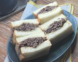 がっつりボリューム満点!牛肩ロースの焼肉サンド作り方4写真