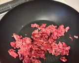 牛肉とザーサイの混ぜご飯作り方2写真