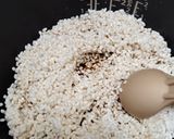 ツナときのこのぽん酢炊き込みご飯作り方3写真
