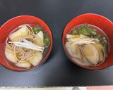カブと蕎麦とアオサのお吸い物作り方6写真