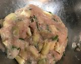 鶏ひき肉とごぼうの信田巻き作り方2写真