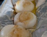 簡単★切り餅のにんにくバター醤油焼き作り方2写真