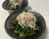 つるむらさきの塩昆布和えおひたし作り方4写真