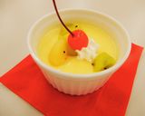 栄養士の卵考案☆プリン風アラモード作り方7写真