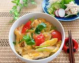 お弁当にも★トマト入り親子丼作り方6写真
