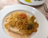 蕗の薹香る明太子クリームパスタ作り方18写真