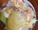 生姜香るタケノコ入り肉団子中華スープ作り方7写真