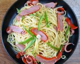 赤ウィンナーとピーマンでペペロン風作り方4写真