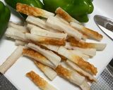 ピーマンとちくわの炒め物作り方1写真