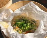 豚方ロースと野菜のとろろ蒸し作り方6写真