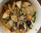 肉無チクワクリーミーロコモコ味野菜炒め作り方18写真