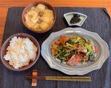 【味付簡単】ベーコンと小松菜のポン酢炒め作り方7写真