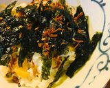 毎日のしろごはん●ふりかけ韓国海苔ごはん作り方1写真