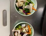レンジ根菜茄子梅レモンウスター味甘酢豚作り方10写真