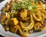 麻婆豆腐焼きうどん作り方8写真