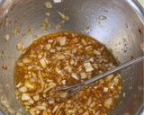 カリカリ豚の香味ソース わさび菜サラダ♪作り方2写真