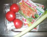トマト中華スープ♪簡単作り方1写真