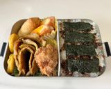 父から息子への茶弁当作り方39写真