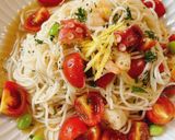 ミニトマトと蛸の冷製ライスパスタ作り方4写真