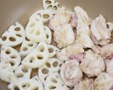 鶏と根菜の甘酢炒め【秋レシピ】作り方4写真