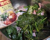 ほうれん草とベーコンの和風パスタ作り方4写真