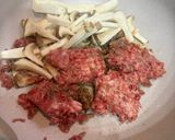簡単⭐︎ひき肉炒め作り方1写真