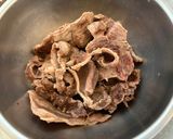 圧力鍋で牛すじ赤ワインカレー作り方1写真