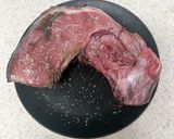 マグロのかまのノンフライヤー焼き♪黒塩で作り方3写真