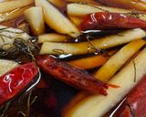 簡単パリパリ食感ピリ辛だいこん醤油漬け作り方3写真