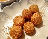 揚げない☆チーズin胡麻団子作り方5写真