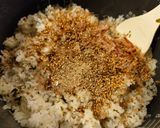 簡単!ワカメと魚粉の混ぜご飯!作り方4写真