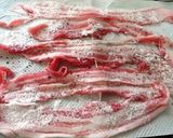 豚バラ薄切り肉と大根の味噌角煮作り方2写真