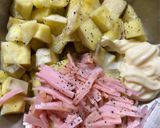 さつまいもとハムのサラダ作り方4写真