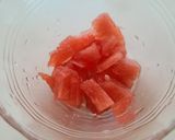 【使いきり】スイカ冷しゃぶ作り方1写真