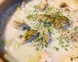 鍋の素●鶏肉の白湯イタリアン・ペンネ鍋作り方3写真