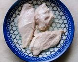 万能ピリ辛ごまだれ！バンバンジーサラダ作り方1写真