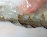 大葉＆豚バラ肉を巻いたBIGな海老フライ作り方2写真