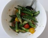 オクラとトマトの塩昆布サラダ作り方6写真