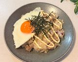 味噌醤油の肉混ぜごはん作り方6写真