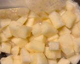 さつまいもとりんごの温サラダ作り方2写真