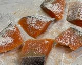 鮭とレンコンとしめじのバター醤油炒め♪作り方1写真